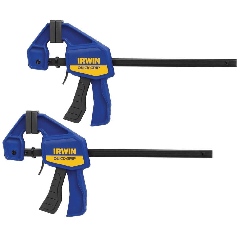 IRWIN QUICK-GRIP 2 -Pack 6-in Mini One Handed 140-lb Bar Clamp