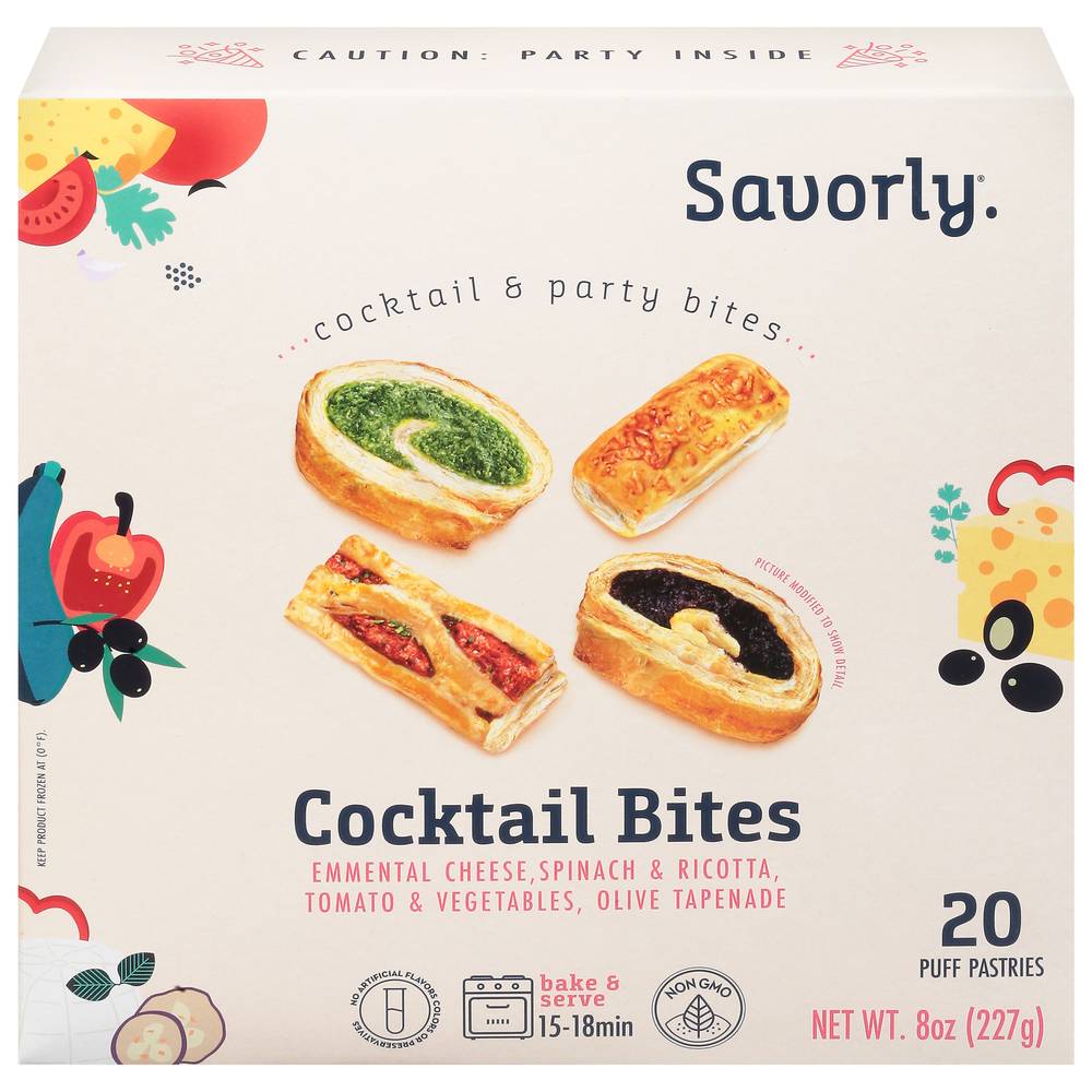 Savorly Assorted Cocktail & Party Bites (8 oz, 20 ct)