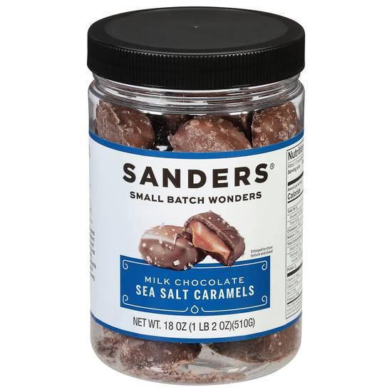 Sanders Small Batch Wonders Candy (sea salt caramels, milk chocolate)