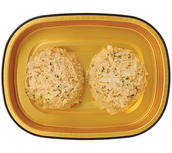 Wegmans Gold Pan Signature Crab Cakes, 2 pack, Ready to Cook