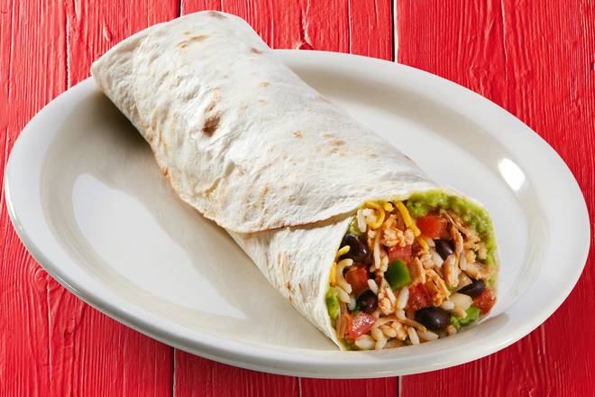 Shredded Chicken Burrito