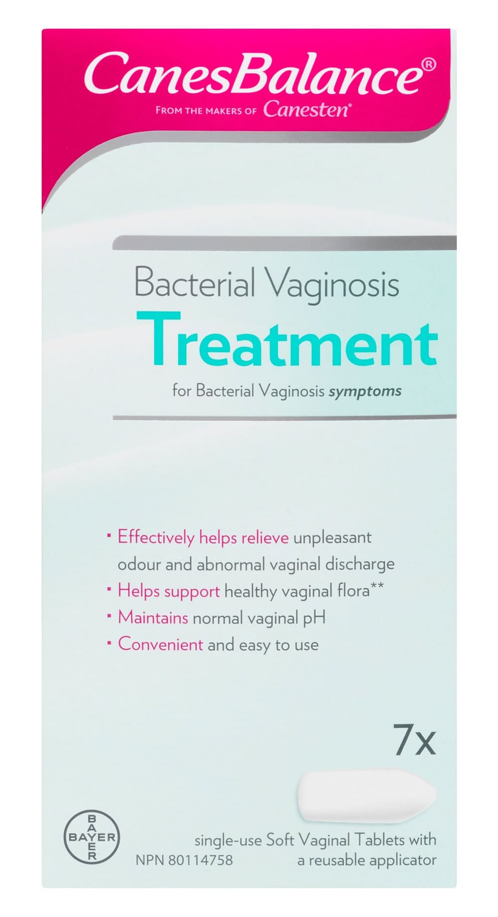 Canesten Canesbalance Bacterial Vaginosis Treatment Tablets (7 ct)