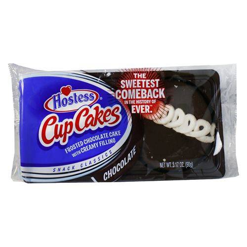 Hostess CupCakes Frosted Cakes with Creamy Filling Chocolate - 1.58 oz x 2 pack