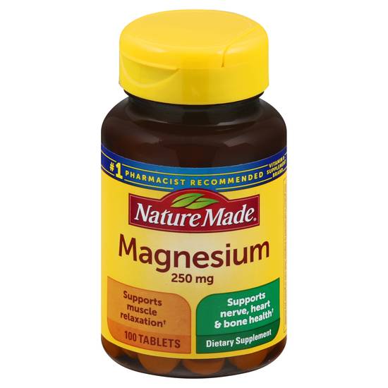 Nature Made Dietary Supplement Magnesium 250 mg (100 ct)
