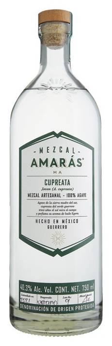 Amarás · Mezcal artesanal cupreata (750 ml)