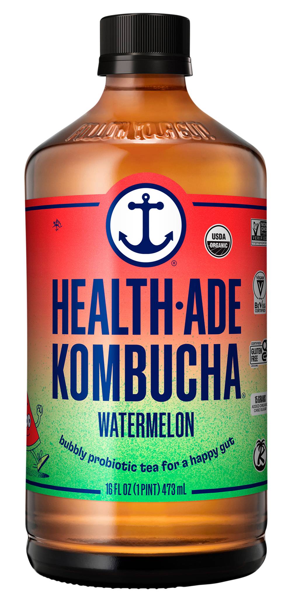 Health-Ade Organic Watermelon Kombucha (16 fl oz)