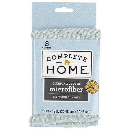 Complete Home Microfiber Cleaning Cloths (3 ct)