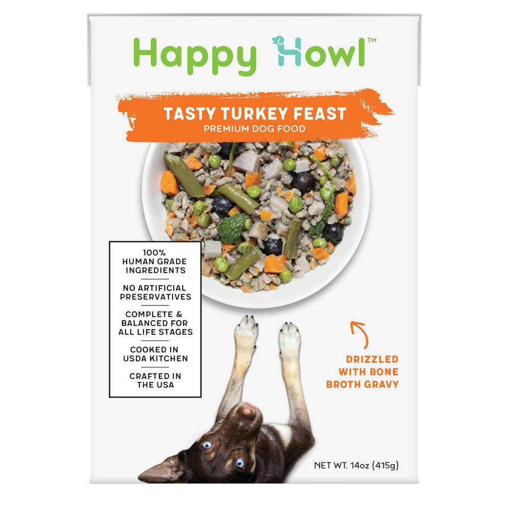 Happy Howl Tasty Turkey Feast Premium Dog Food (14 oz)