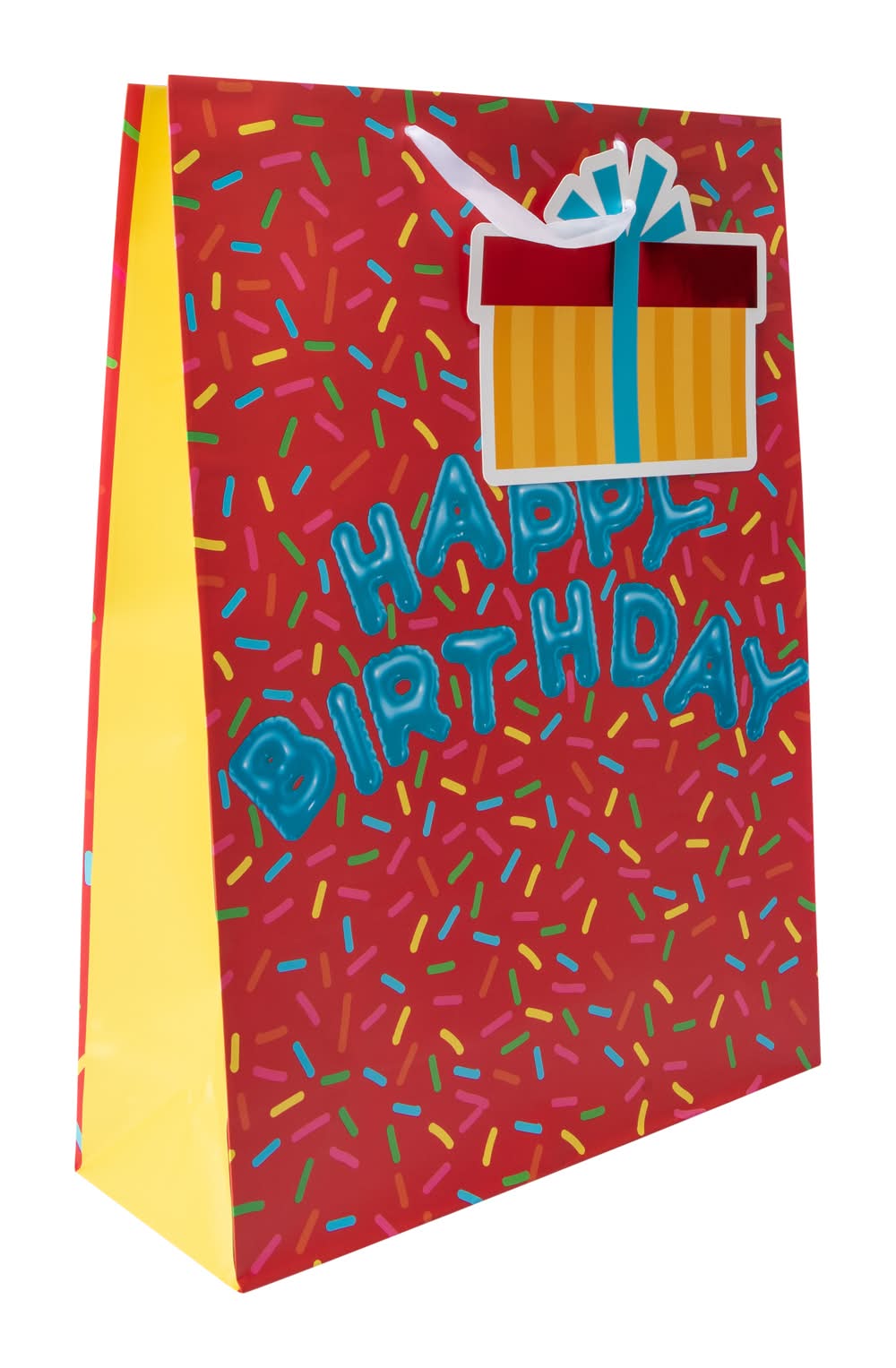 Jumbo Happy Birthday Gift Bag Confetti