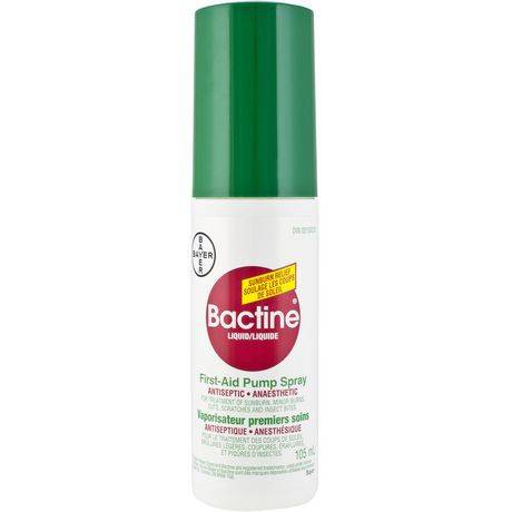 Bactine Liquid First-Aid Antiseptic Pump Spray (105 ml)