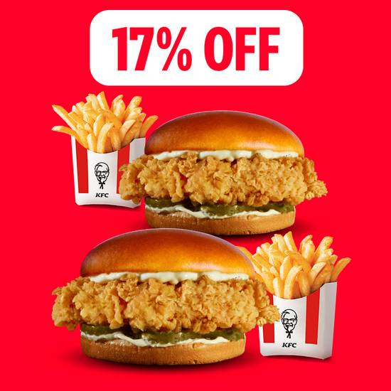 Gran Duo KFC Chicken Sandwich 17%