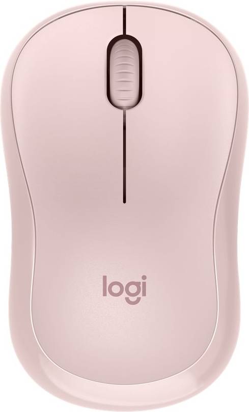 Logitech M240 Silent Wireless Ambidextrous Optical Mouse, Rose