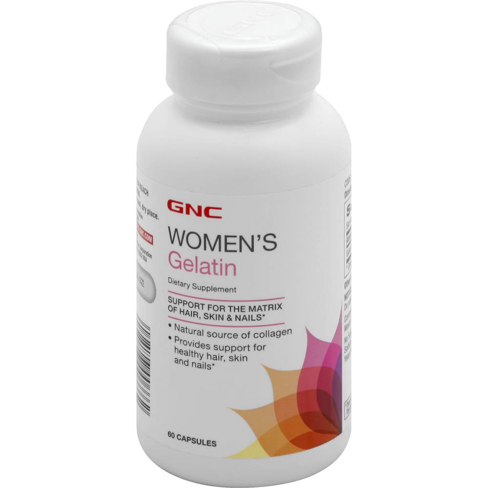 Gnc Women's Gelatin Dietary Supplement (60 ct)