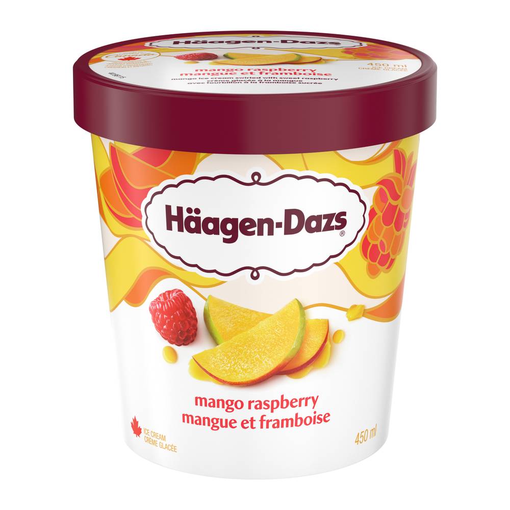 Häagen-Dazs Ice Cream, Raspberry-Mango (450 ml)