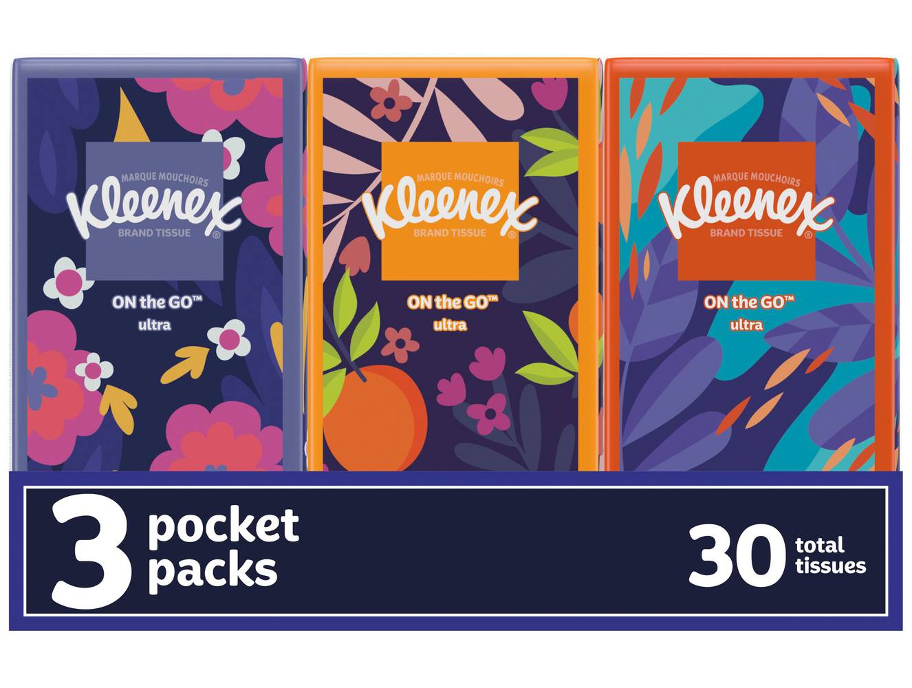 Kleenex On the Go Ultra 3-ply Imagine Facial Tissues (2.3 oz)