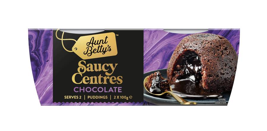 Aunt Betty's Saucy Centres Chocolate 2pk