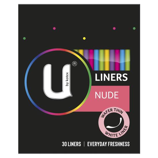 U By Kotex Nude Liners (30 Pack)