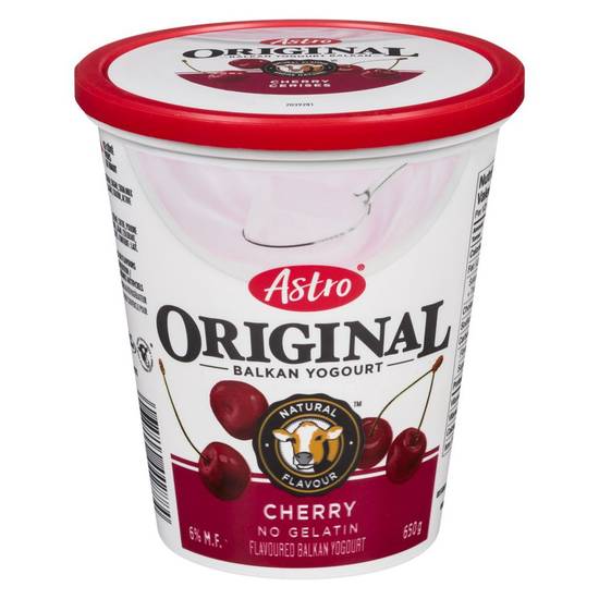 Astro Original Cherry Balkan Yogurt 6% (650 g)