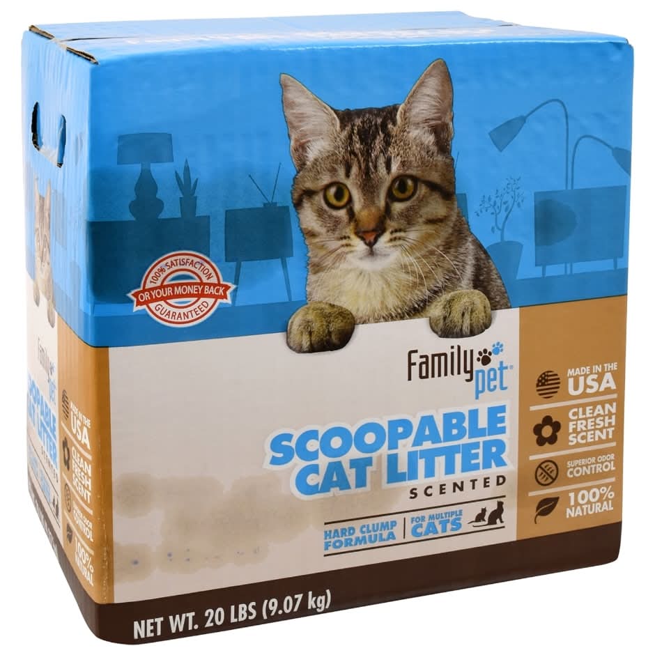 Family Pet Scoopable Cat Litter (20 lbs)