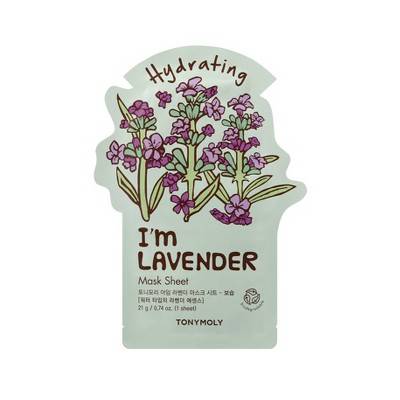 Tonymoly Face Sheet Mask, Lavender (0.74 oz)