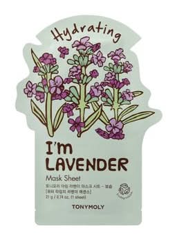 Tonymoly Face Sheet Mask, Lavender (0.74 oz)