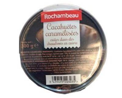 Cacahuètes Caramelisées Rochambeau - Conserve de 300g