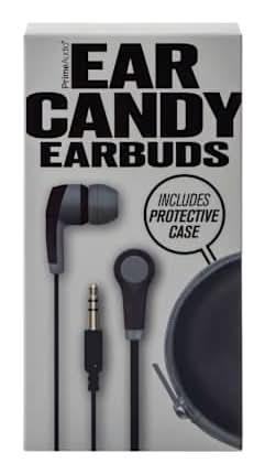 Ear Candy Earbuds Black