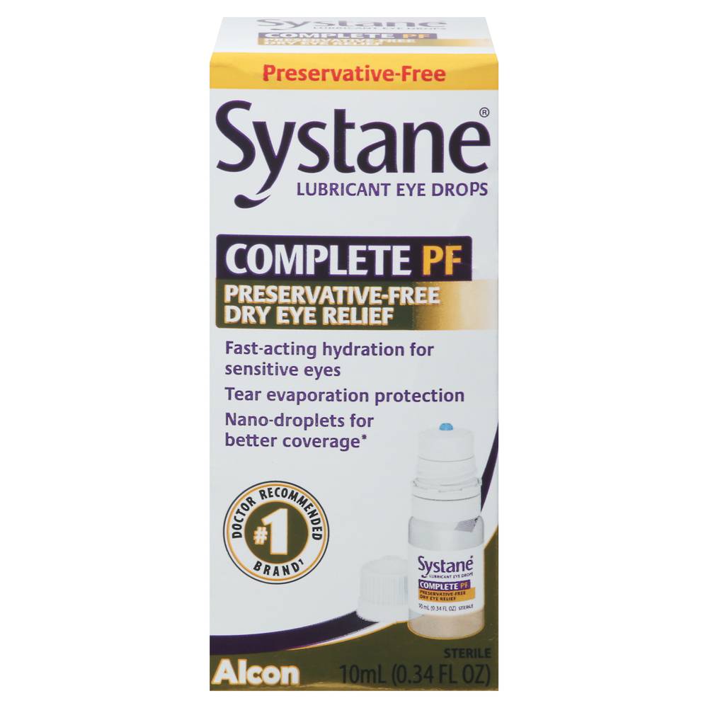 Systane Dry Eye Relief Lubricant Eye Drops (0.3 oz)