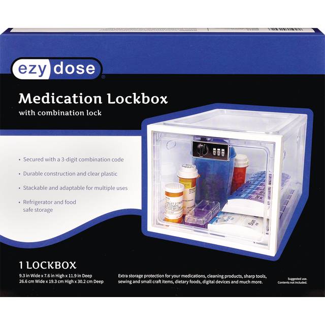 EZYDS MEDICATION LOCK BOX