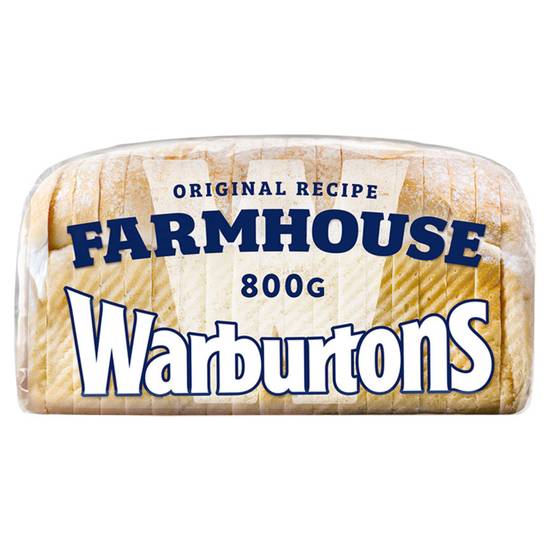 Warburtons Farmhouse Soft Bread 800g