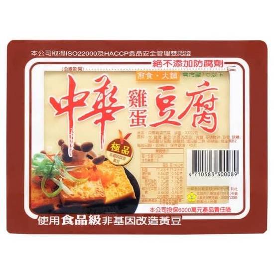 中華雞蛋豆腐1盒300公克(賀呷食堂/D012-50)