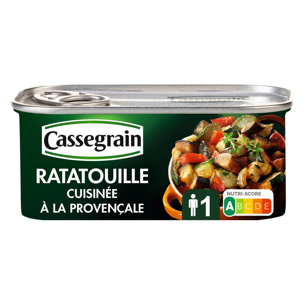 Cassegrain - Ratatouille cuisinée à la provençale (185g)