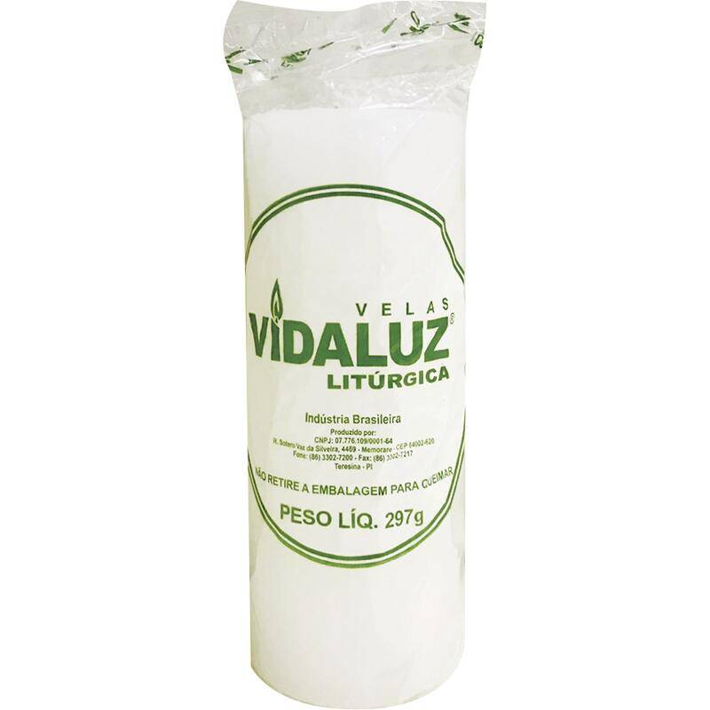 Vidaluz vela branca (1 unidade)