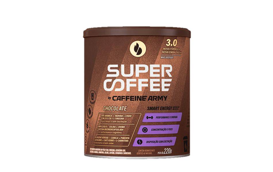 Caffeine Army · Supercoffe 3.0 sabor chocolate (220 g)