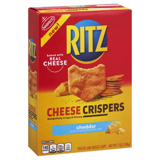 Ritz Cheese Crispers Cheddar Potato and Wheat Chips
