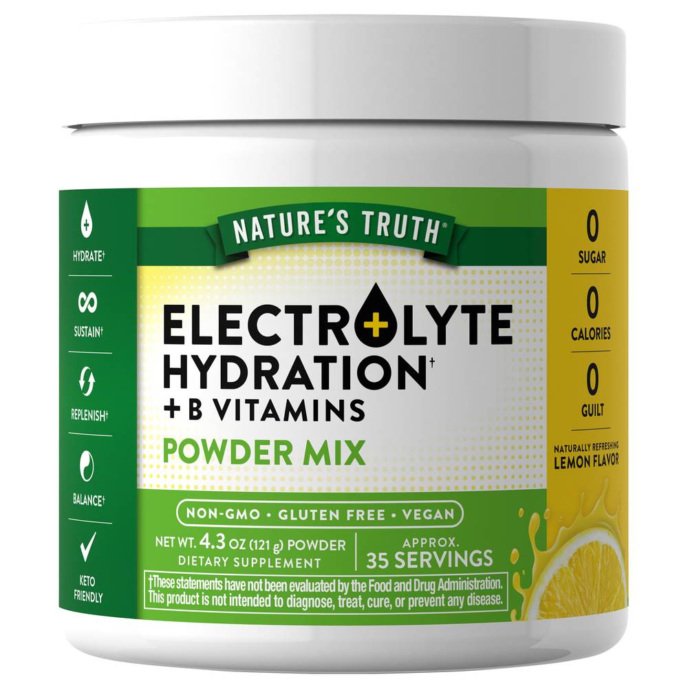 Nature's Truth Electrolyte Hydration Powder Mix (4.3 oz)