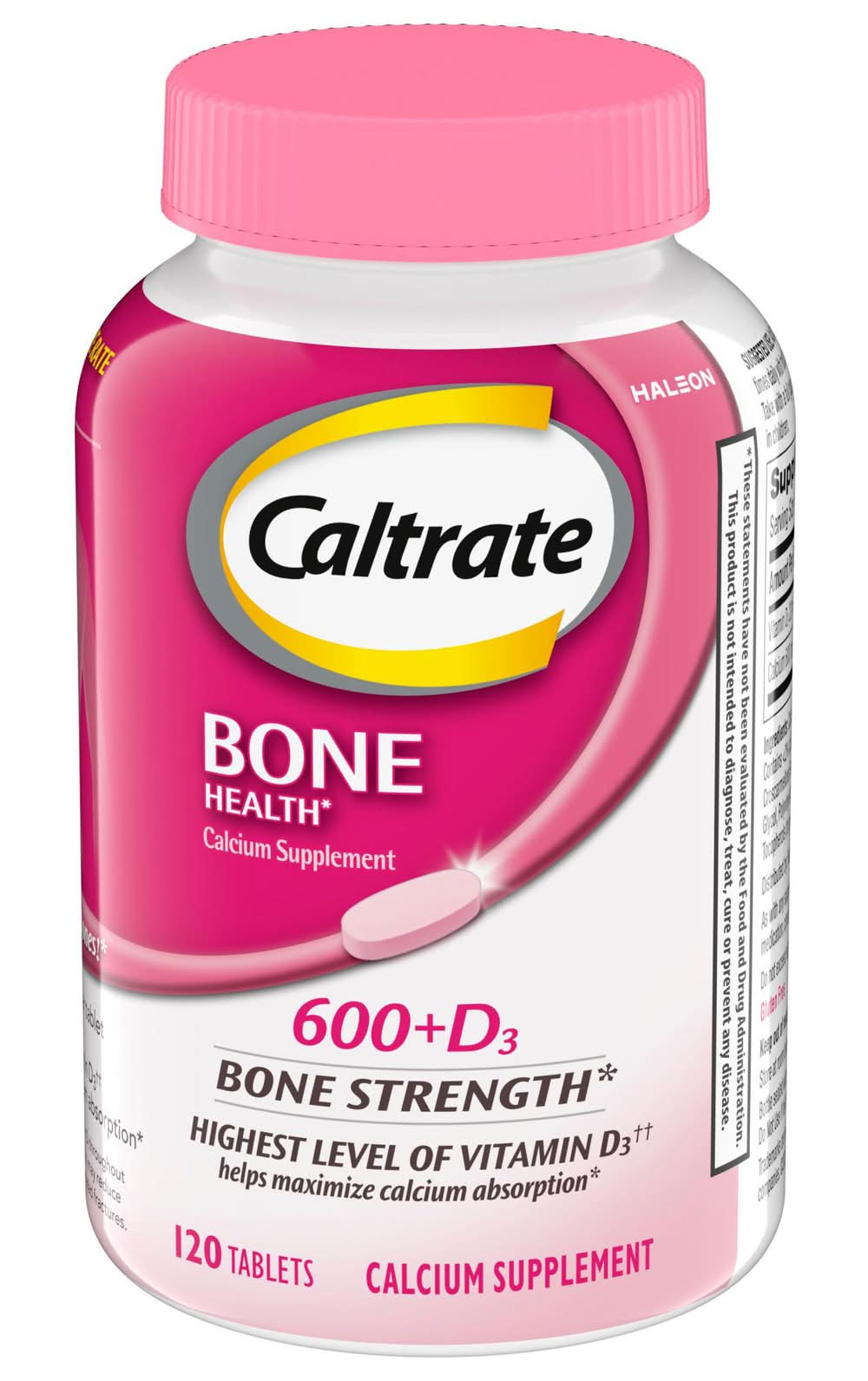 Caltrate Bone Health 600+d3 Calcium Supplement (8 oz, 120 ct)