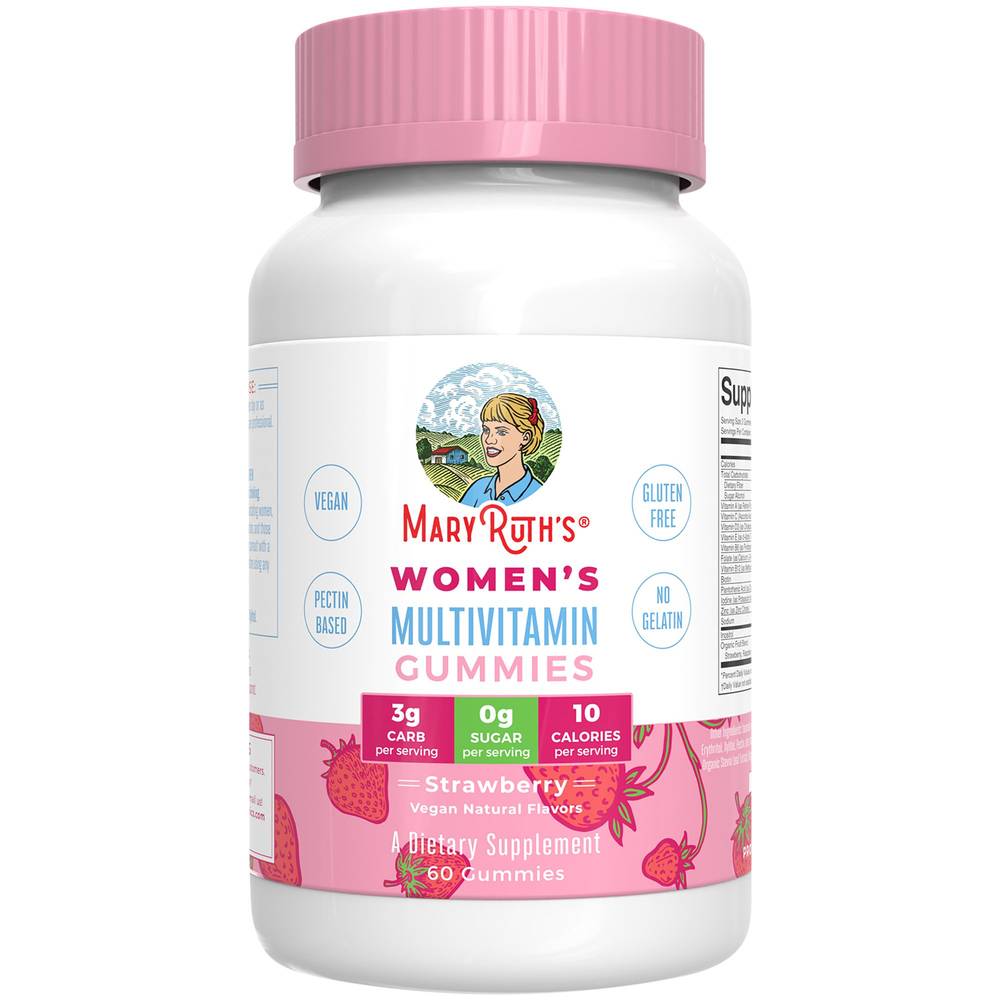 Maryruth's Women's Multivitamin Gummies (strawberry)