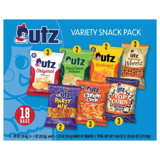 Utz Variety Snack Box (assorted flavors)