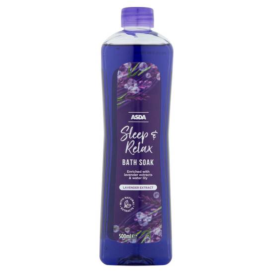 Asda Sleep & Relax Bath Soak Lavender Extract 500ml