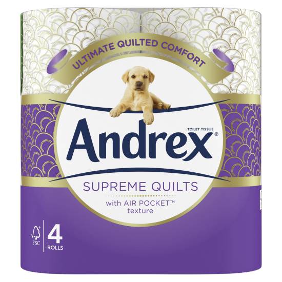 Andrex Quilts Toilet Tissue Quilted Toilet Rolls