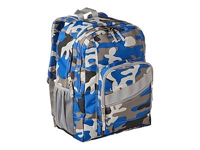 L.L.Bean Deluxe Book Pack Backpack, Ocean Blue Camo (1000000368)