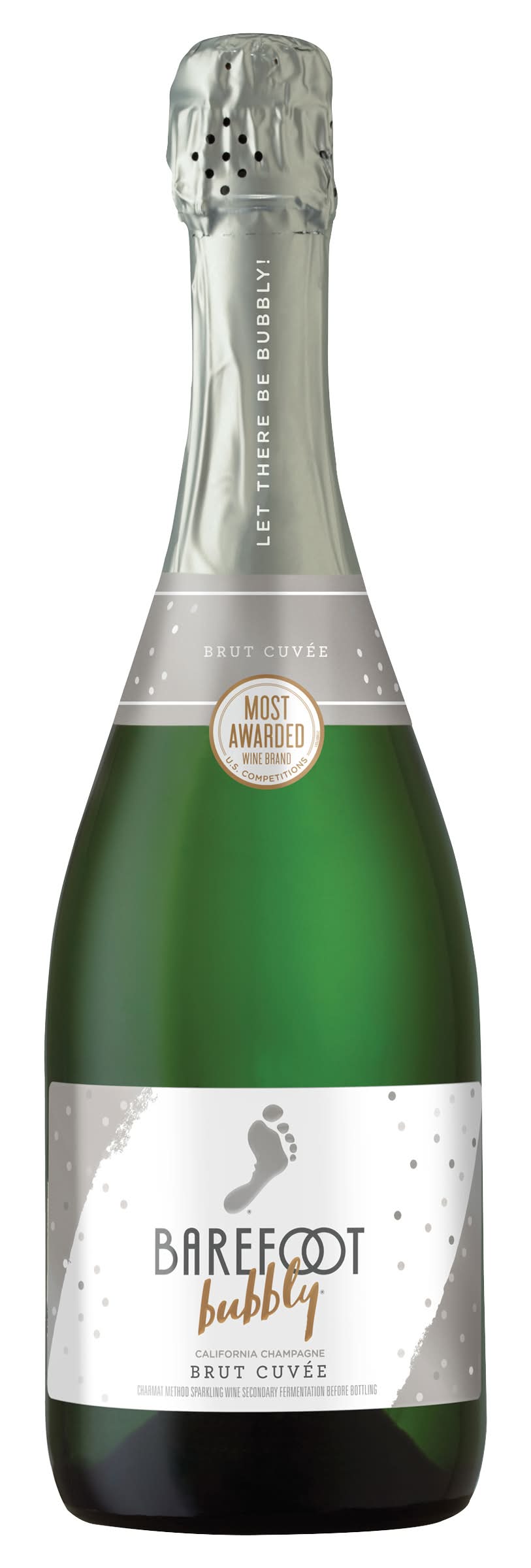 Barefoot Bubbly Brut Cuvee California Champagne Sparkling Wine (750 ml)