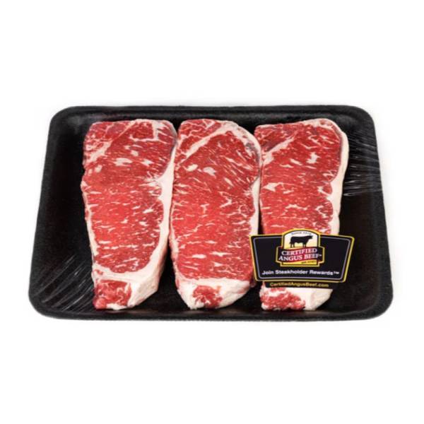 Certified Angus Beef New York Strip Steak Boneless