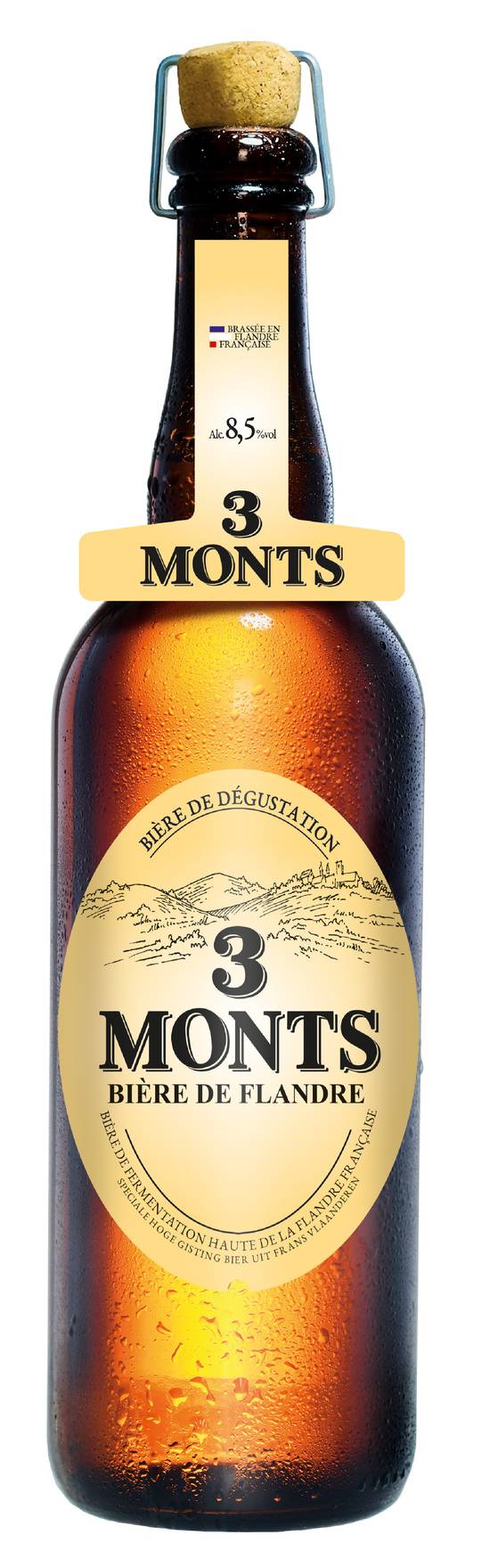 3 Monts - Bière blonde de flandre (750 ml)