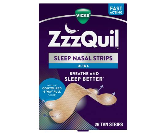 ZzzQuil Ultra Sleep Nasal Strips (26 ct)