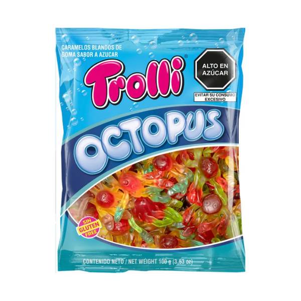 Gomita Trolli Octopus 100 Gr