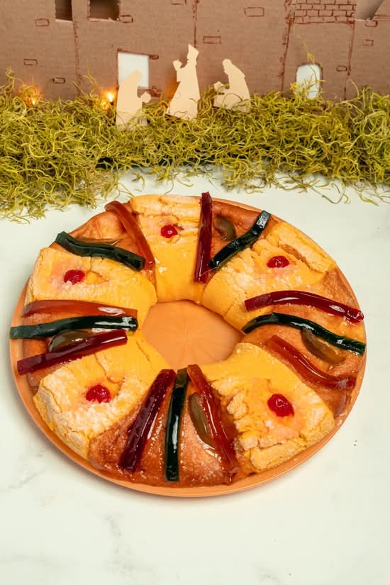 Rosca de reyes chica de queso