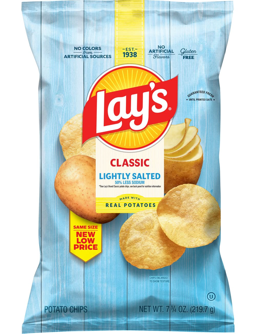 Lay's Classic Potato Chips, Lightly Salted (7.75 oz)