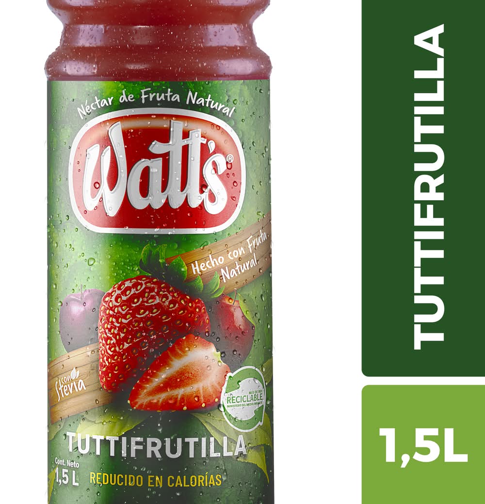 Watt's · Néctar de fruta natural - Tuttifrutilla (1,5 L)